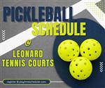 Pickleball Schedule