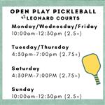 Spring 2026 Schedule